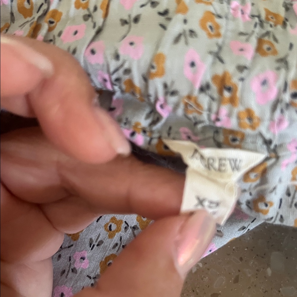Adorable J. Crew Floral Dress with Bow - Picture 5 of 5